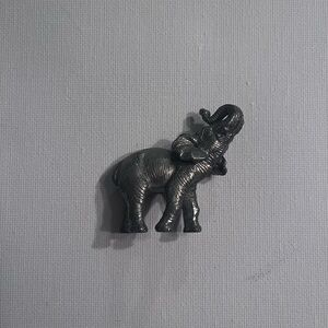 vintage metal miniature elephant